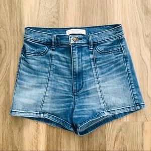 Abercrombie&fitch high waisted blue Jean shirt